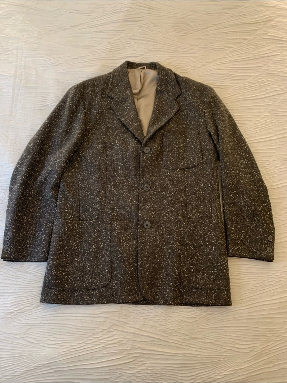 Vintage Caravan Travel Clothing Brown Wool Blend Sport Coat/jacket, size 40